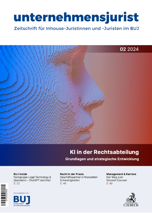 Deckblatt Unternehmensjurist Ausgabe 2:2024