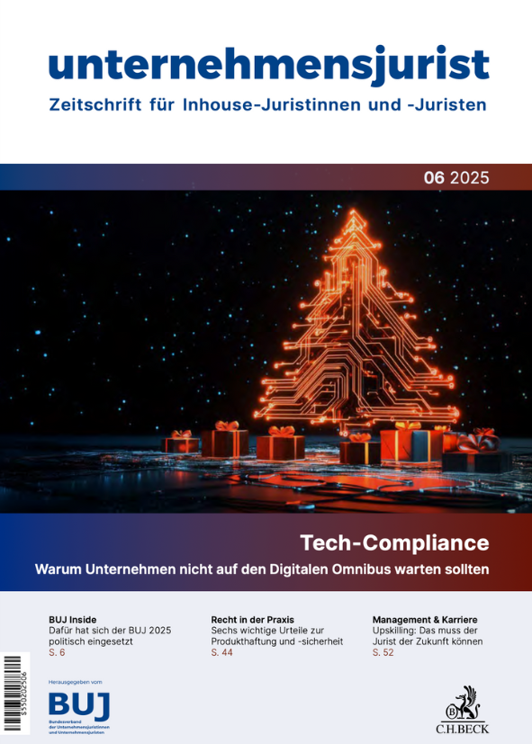 unternehmensjurist Ausgabe 6:2025